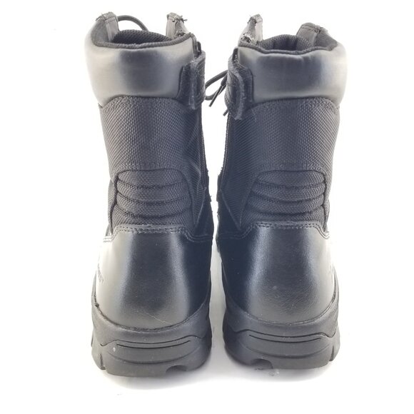 Bates E02261 Black Leather Hiking Tactical Sport Side Zip Boot Size 11.5 - Picture 4 of 11